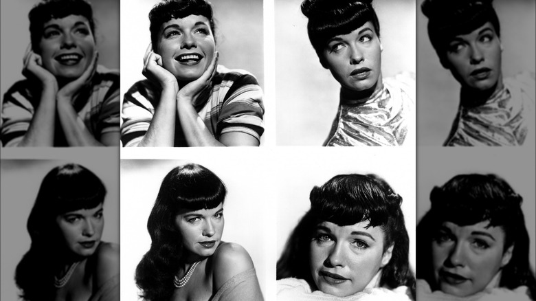 Bettie Page montage of portraits