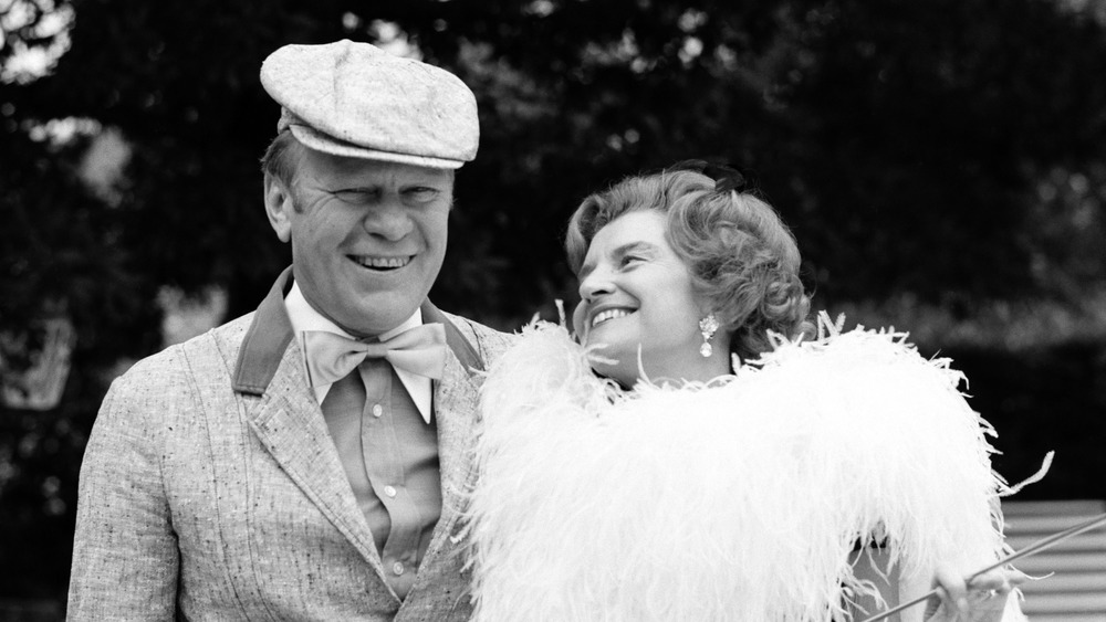 Betty and Gerald Ford in costume for a party