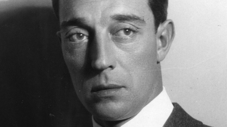 portrait of Buster Keaton in 1924