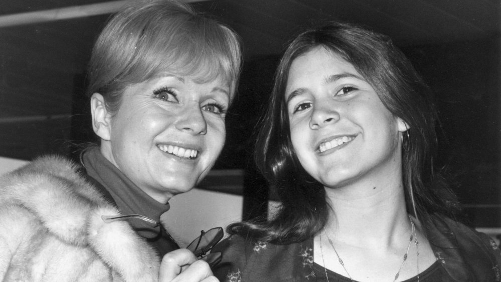Debbie Reynolds and Carrie Fisher 