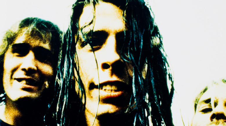 Dave Grohl with wet hair