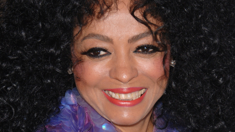 Diana Ross at an event smiling
