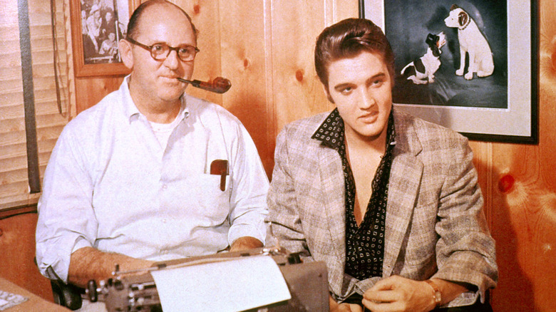 Col. Tom Parker and Elvis Presley