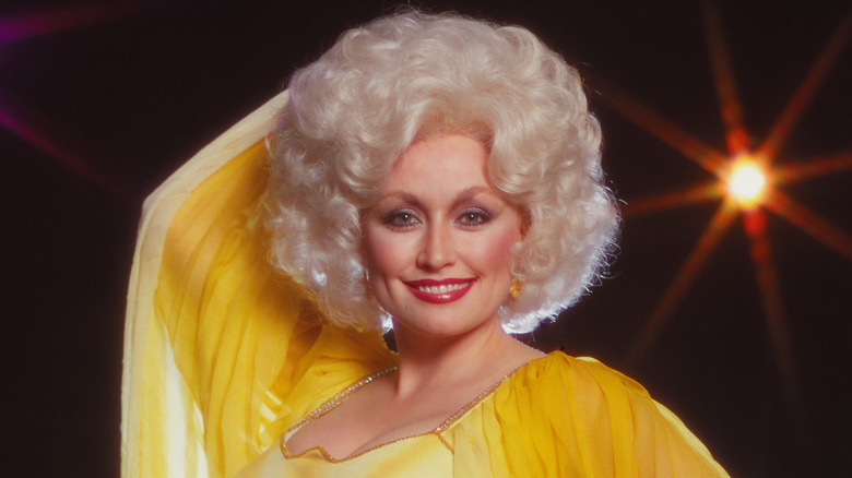 Dolly Parton posing for portrait in 1978