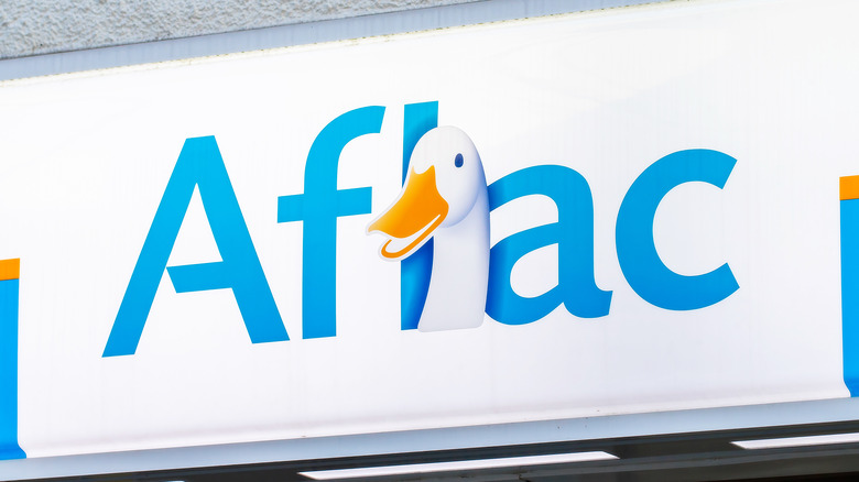 Aflac sign in Japan