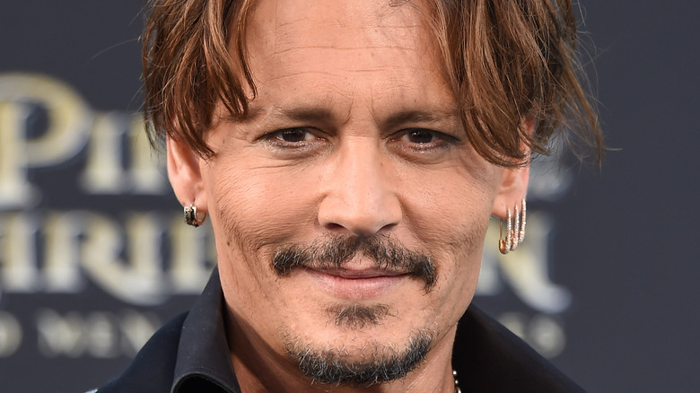 Johnny Depp arrives for "Pirates of the Caribbean: Dead Men Tell No Tales"