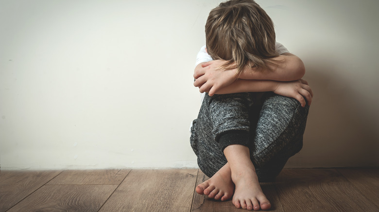 Domestic Family violence and aggression concept violence