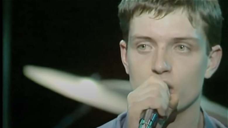 Ian Curtis performing She's Lost Control