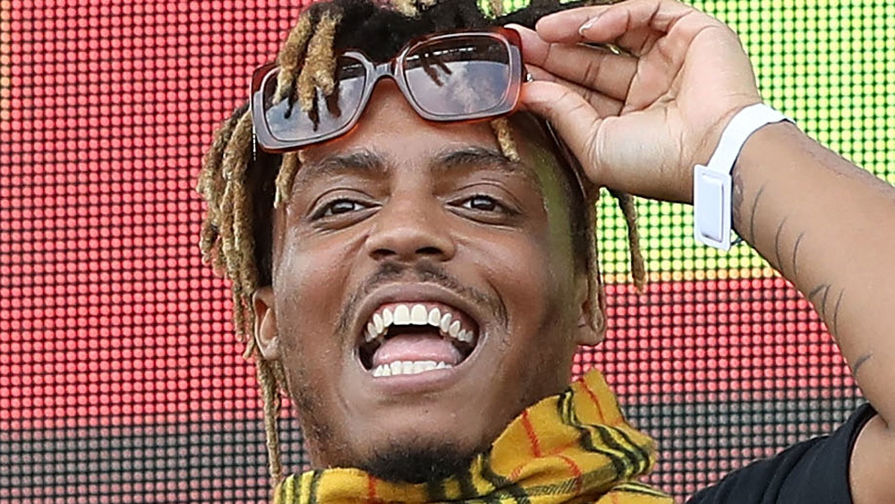 Rapper Juice Wrld on stage
