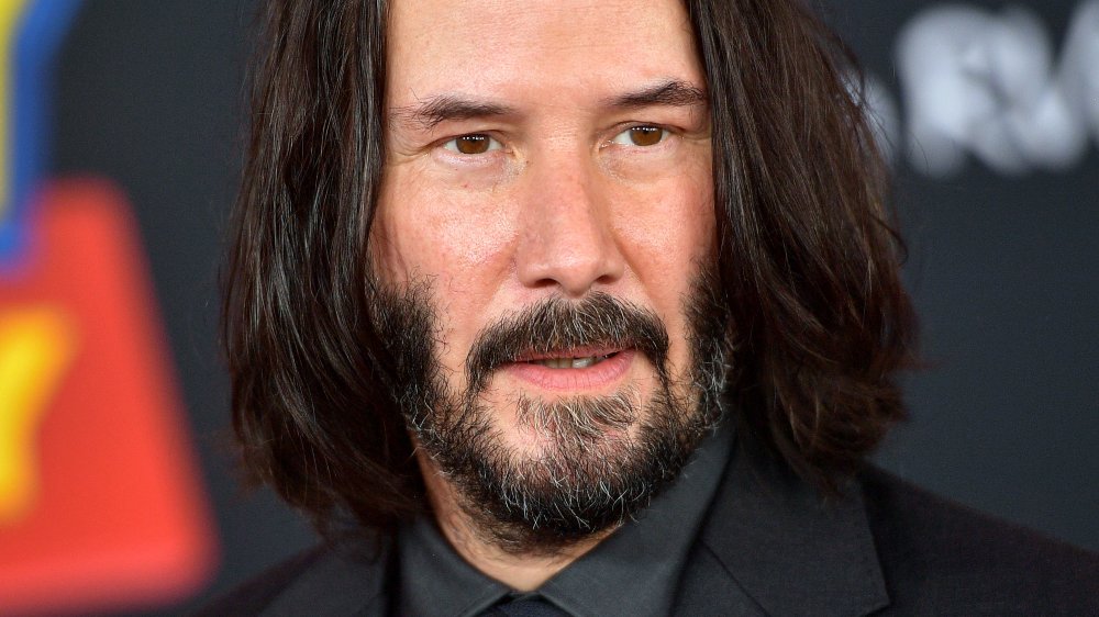 keanu reeves looking serious