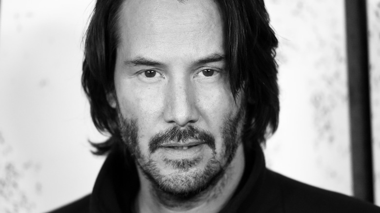 keanu reeves looking serious