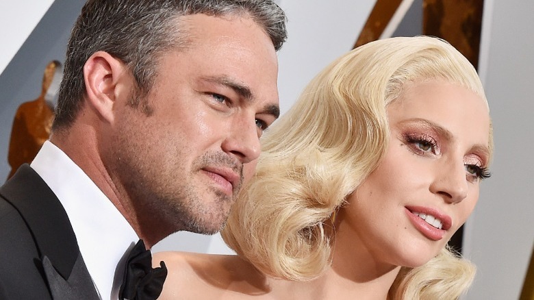 Lady Gaga and Taylor Kinney in 2016