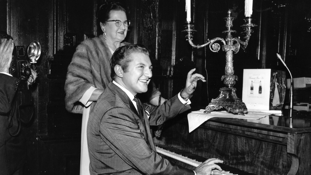 Liberace and his mother