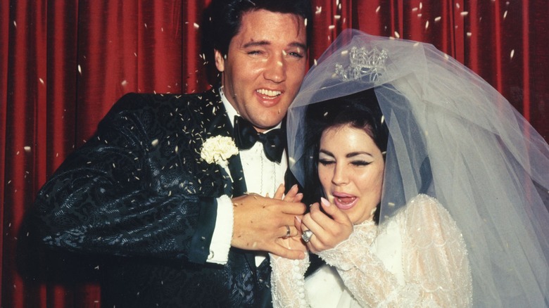 Elvis and Priscilla Presley