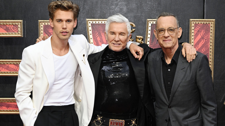Austin Butler Baz Luhrmann and Tom Hankss