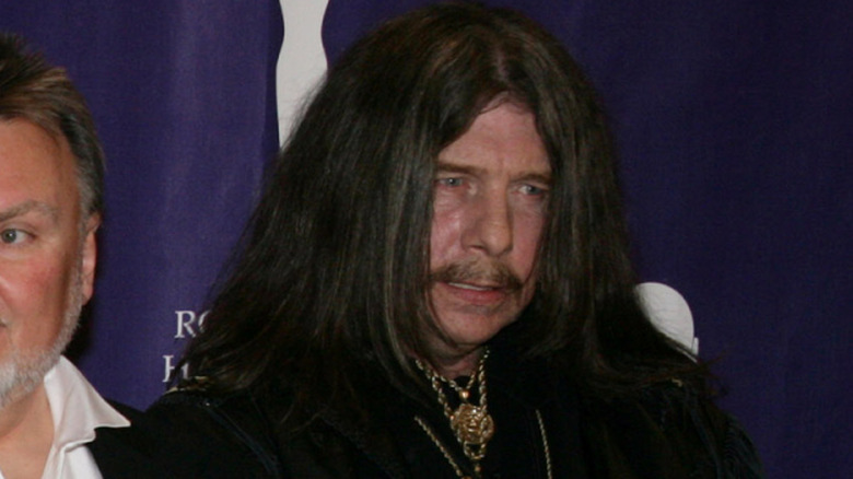 Bob Burns backstage at Rock and Roll Hall of Fame