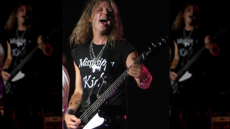 Ean Evans rocking out