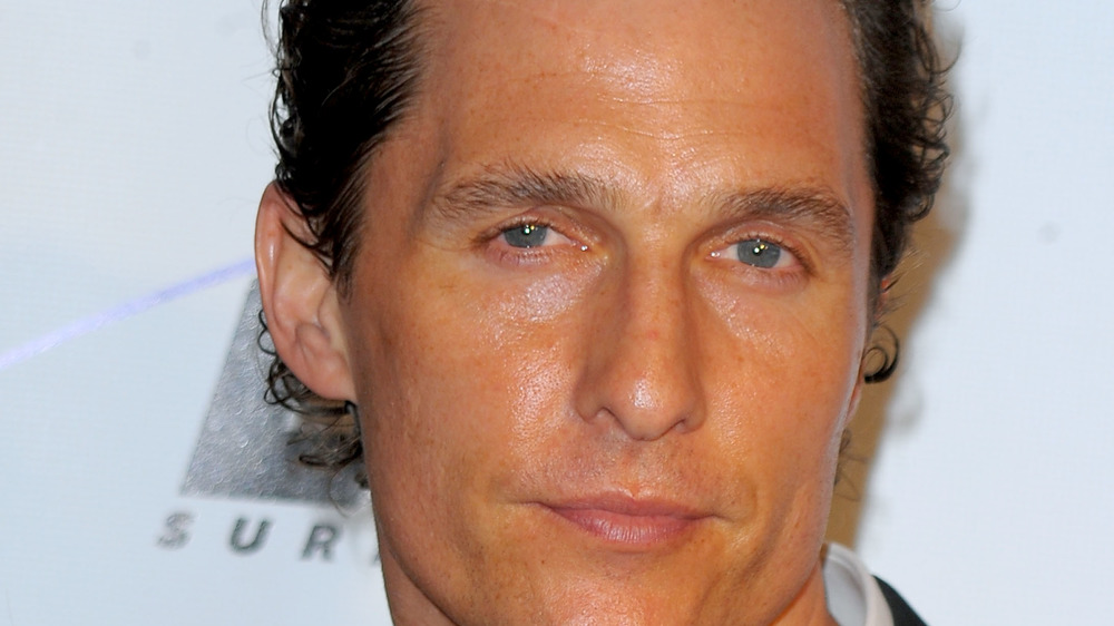 Matthew McConaughey not smiling