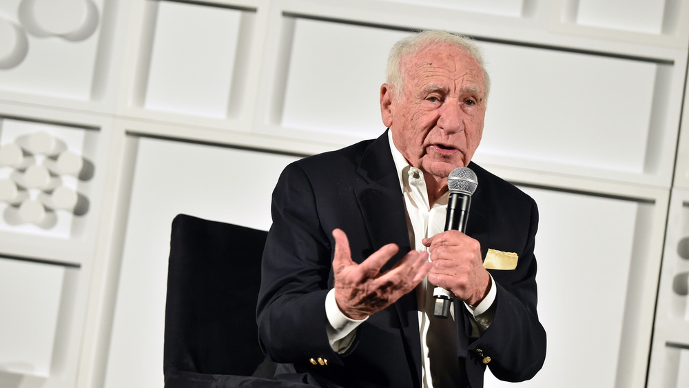 Mel Brooks speaks onstage 