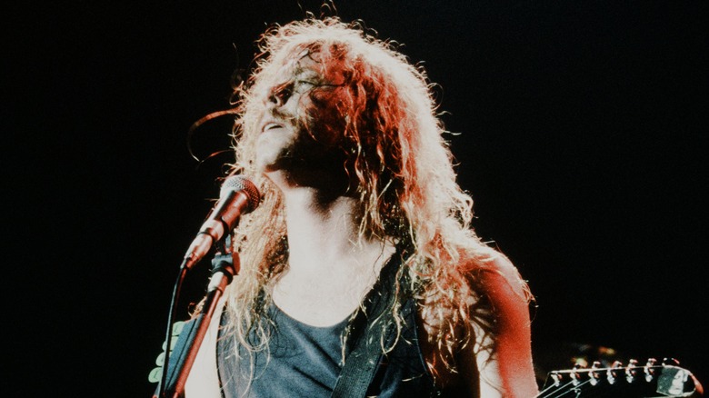 James Hetfield onstage 