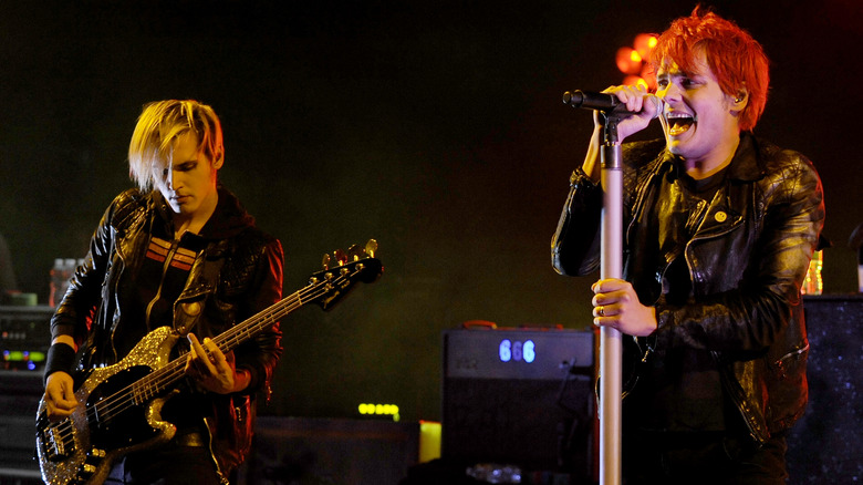 Mikey and Gerard Way
