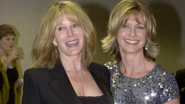 Rona and Olivia Newton-John in 2001