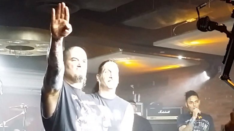 phil anselmo pantera white power salute