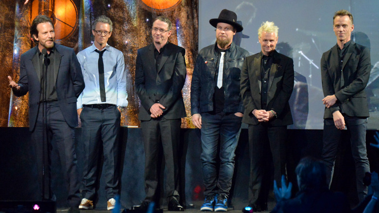 Pearl Jam at Hall of Fame induction