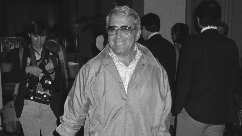 Perry Como smiling in windbreaker