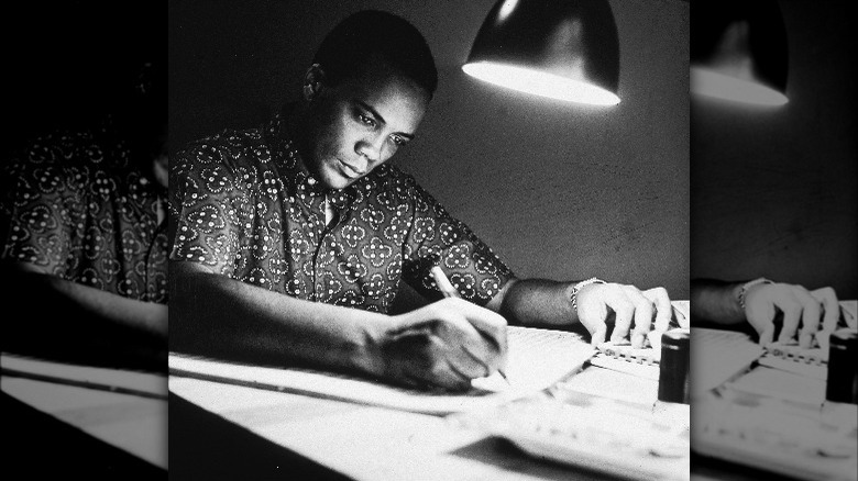 Quincy Jones arranging in 1959