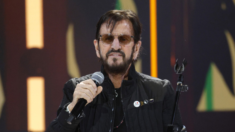 Ringo Starr in dark glasses at Grand Ole Opry in 2025