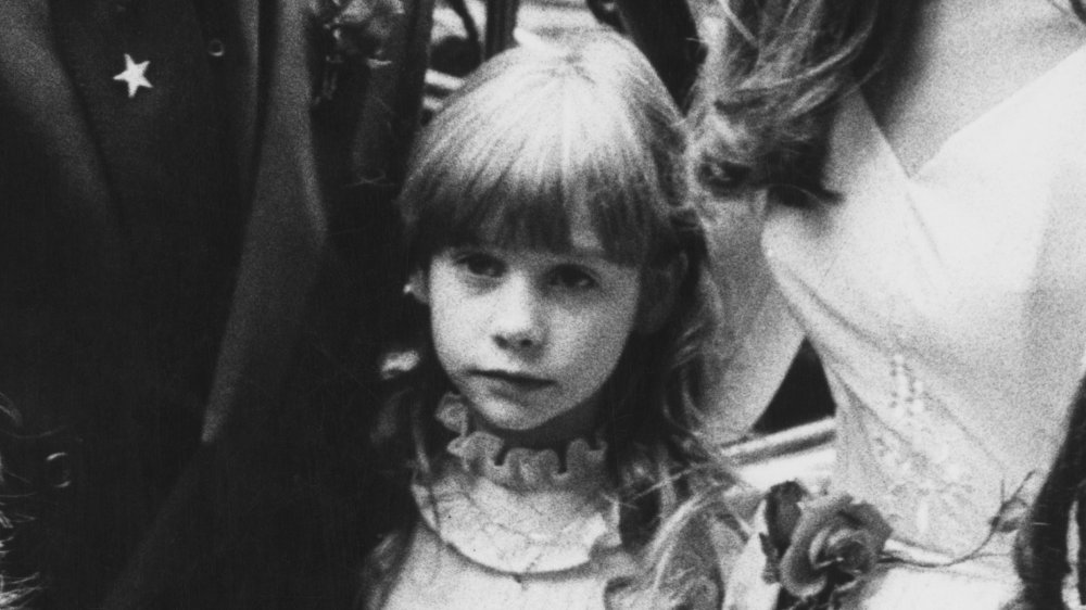 Black and white photo of Lee Starkey as a child