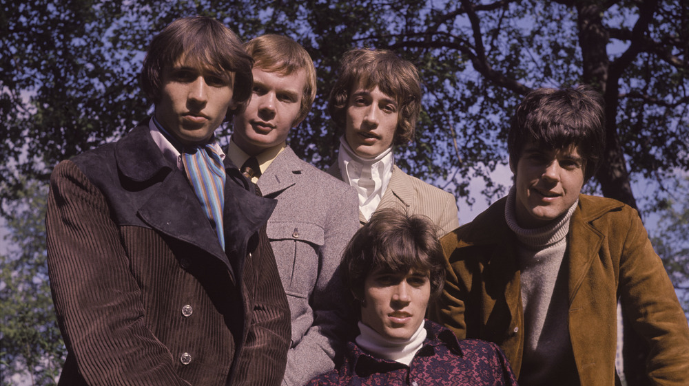 The Bee Gees with drummer Colon Petersen and guitarist Vince Melouney