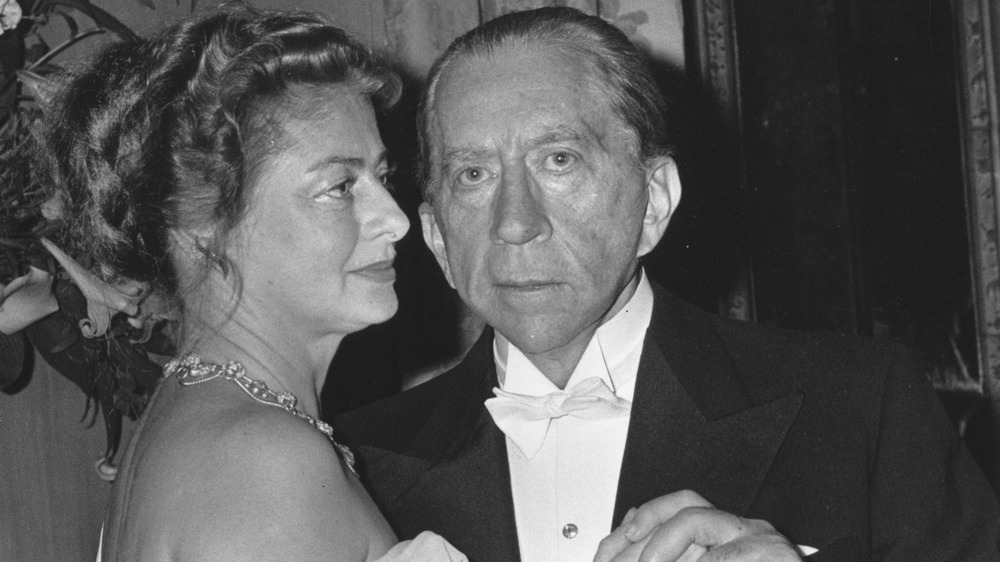 Jean Paul Getty with Mary Tessier in 1960