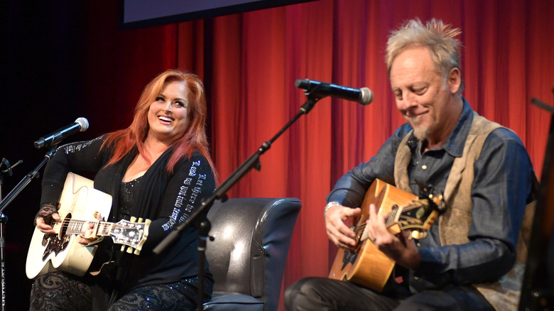 Wynonna Judd and Cactus Moser perform at the Country Music Hall of Fame and Museum on September 08, 2019 in Nashville, Tennessee