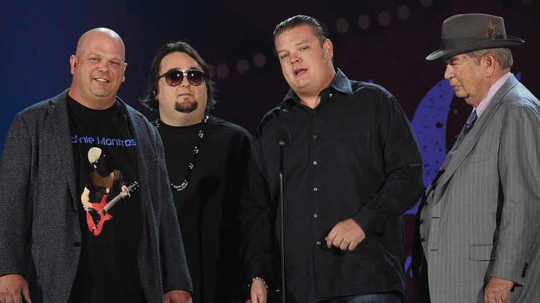 Rick Harrison, Richard Harrison, Corey Harrison, and Chumlee from Pawn Stars