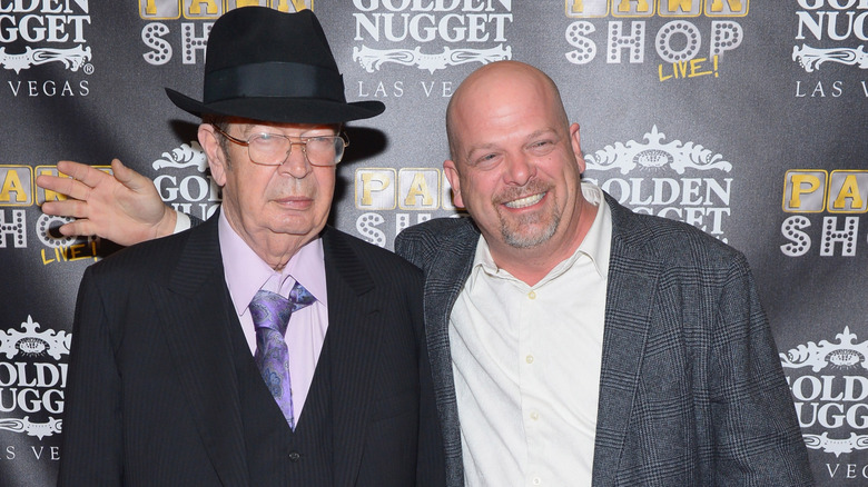 Richard and RIck Harrison posing at an event