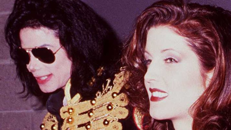 Michael Jackson and Lisa Marie Presley