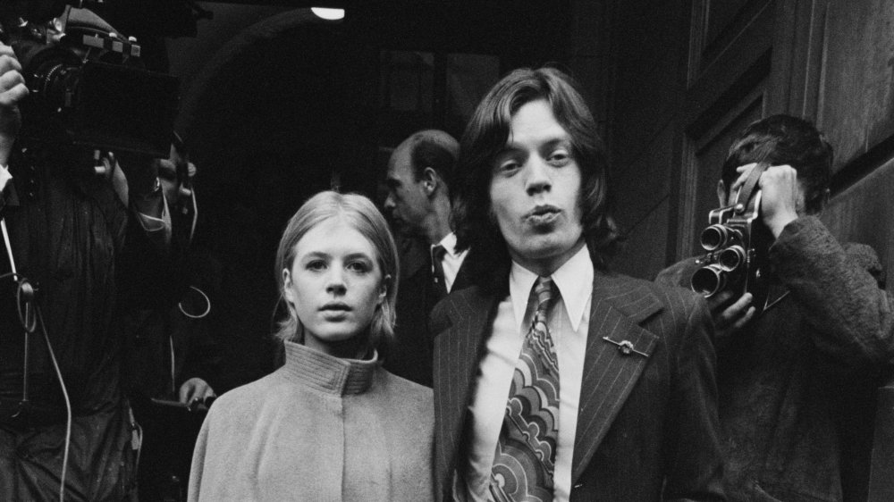 Marianne Faithfull and Mick Jagger