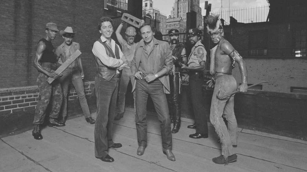 Henri Belolo, centre, and Jacques Morali with Village People in 1979