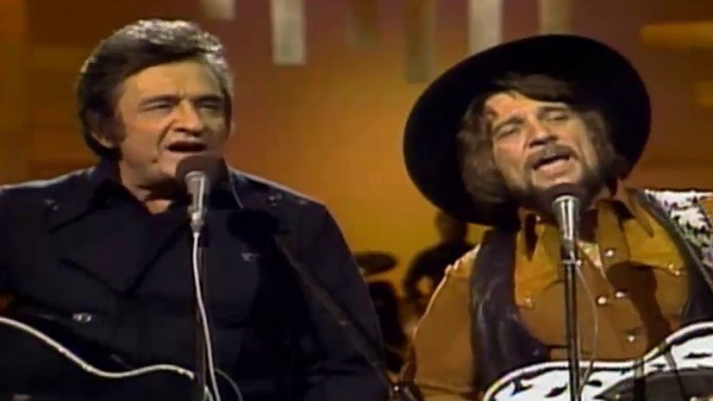 Waylon Jennings and Johnny Cash