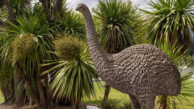 Moa statue in New Zealand