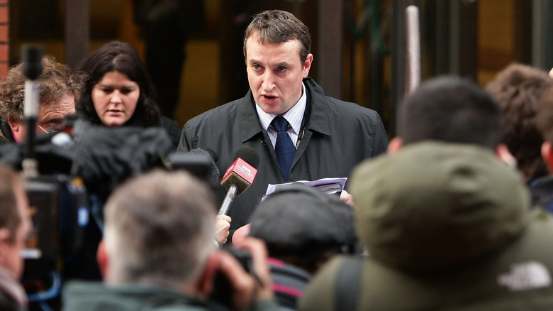 Detective Superintendent Andy Brennan speaks to the press after Karen Matthews and Michael Donovan were found guilty