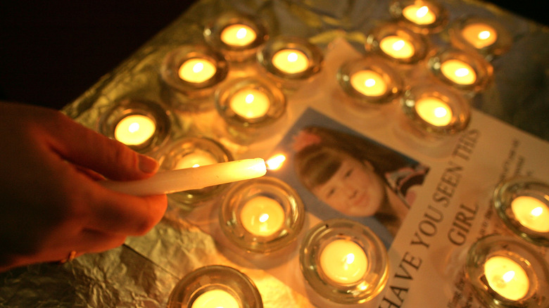 Candles lit around picture of missing 9-year-old Shannon Matthews