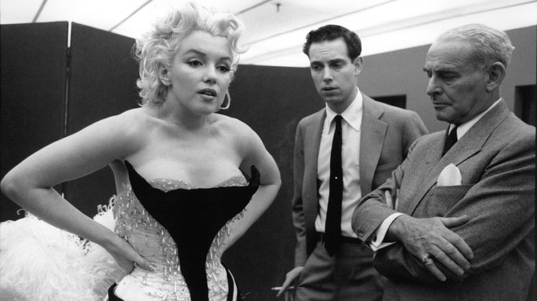 Marilyn Monroe fitted for a dress
