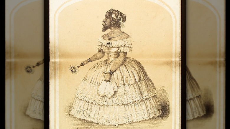 Etching of Julia Pastrana