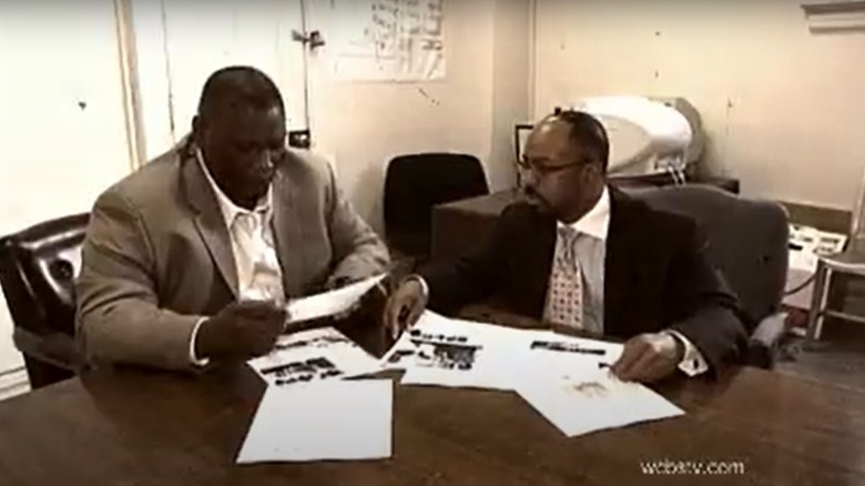 Men helping break the Clinton 5 case in 2008