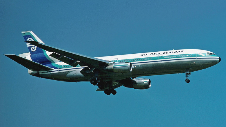 The DC-10 that crashed into Mount Erebus