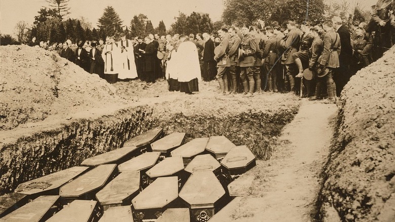 funeral for lusitania victims