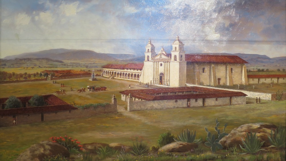 Painting of Santa Barbara Mission